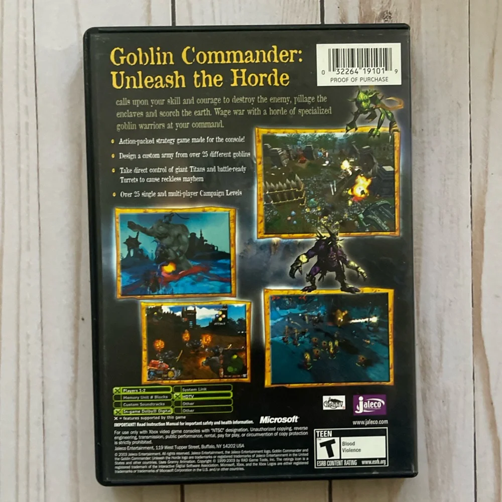 Xbox Goblin Commander game